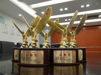 亚美国际装饰公司获颁五项“金鹏奖”