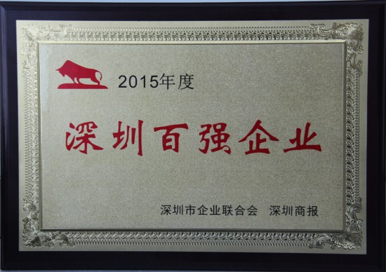 亚美国际集团连续十年蝉联“深圳百强企业”